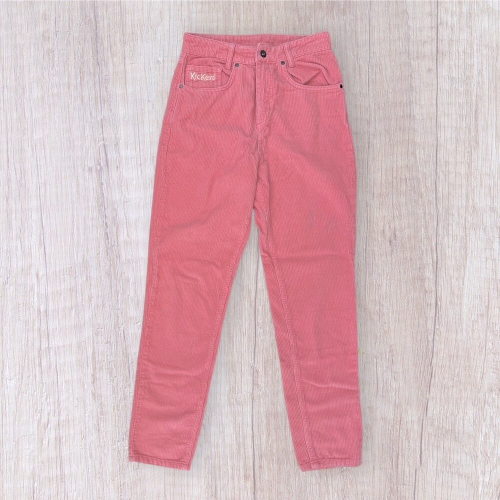 Vintage Kickers Classics Pink Corduroy Pants Women’s Size 26 Y2K Retro